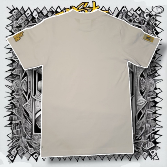 ZOOSKEI LIMITED EDITION TEE, Sz:Sm, Color:White/Gold, Material:100%Cotton,Thick - Picture 8 of 8